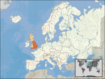mapa europa paises. Mapa de Inglaterra