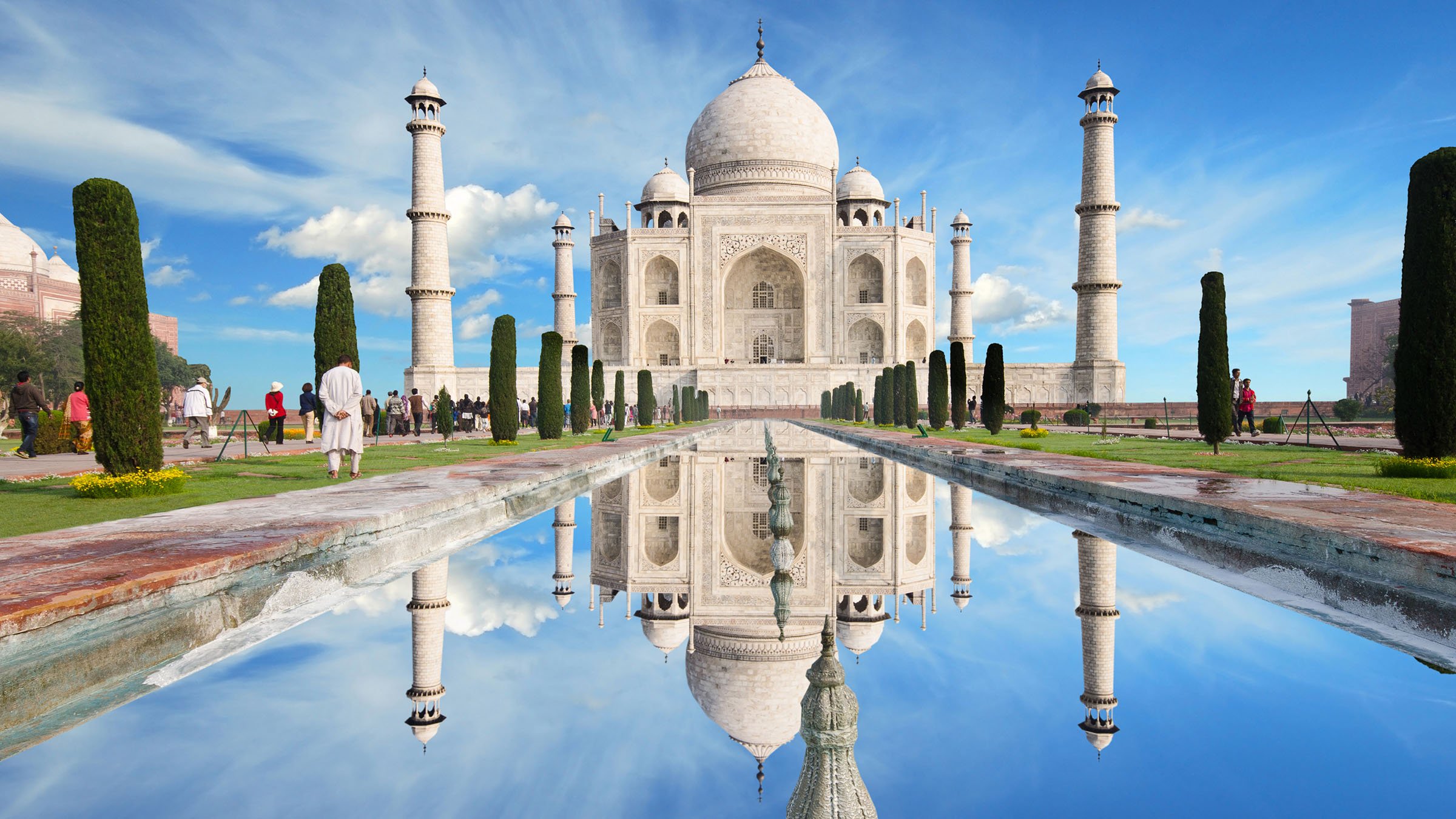 paisajes de la India Taj Mahal