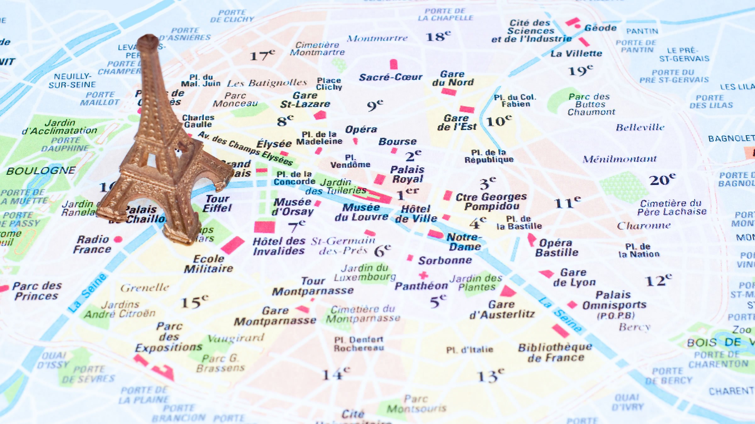 Resultado de imagen de paris mapa