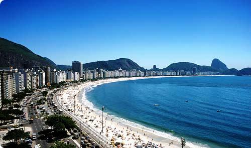 Resultado de imagen para rÃ­o de janeiro brasil playa de Copacabana