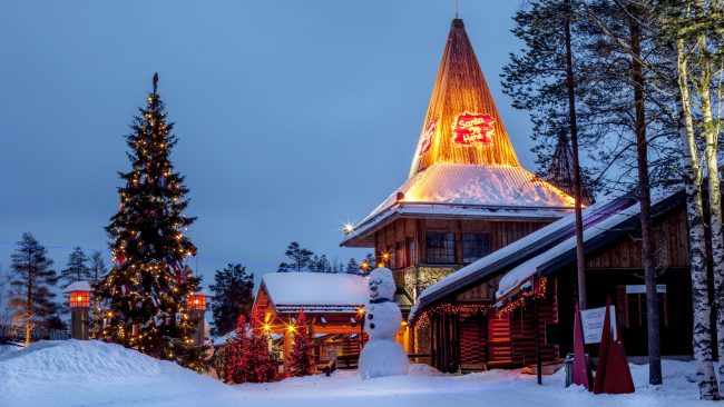 Villa de Santa Claus en Rovaniemi, Finlandia