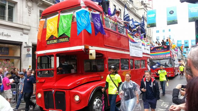 Celebración del Orgullo LGBT en Londres