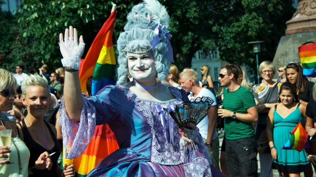 Marcha del Orgullo Gay en Copenhague, Dinamarca