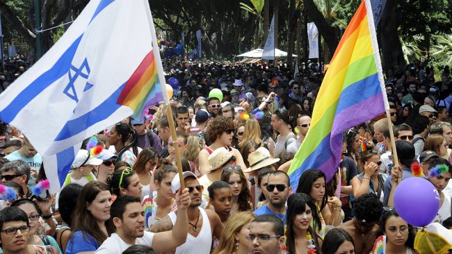 Marcha del Orgullo Gay en Tel Aviv, Israel